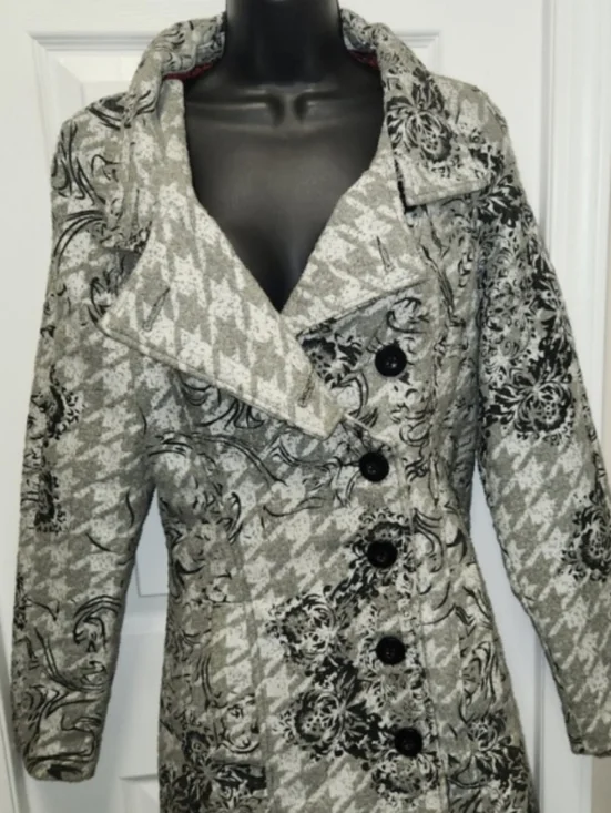 Desigual houndstooth coat - Picture 3 of 14